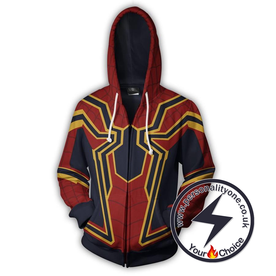 HOMECOMING IRON SPIDER 3D Hoodies Jackets - ZIP UP - SPIDERMAN 3D